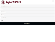 Tablet Screenshot of boces5.org